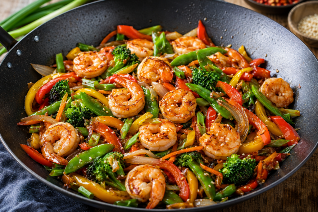 Asian Shrimp stir fry
