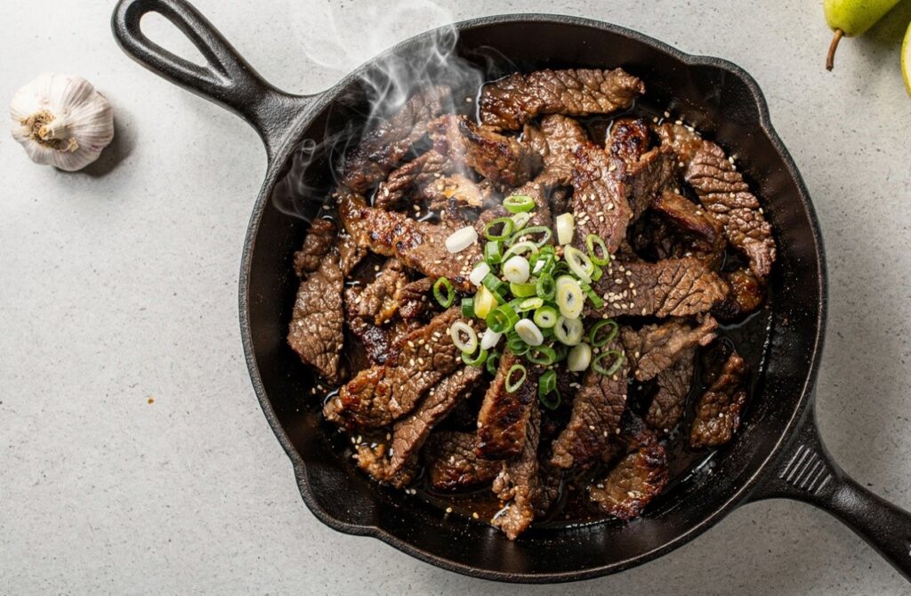 Authentic Korean Beef Bulgogi rich in flavour