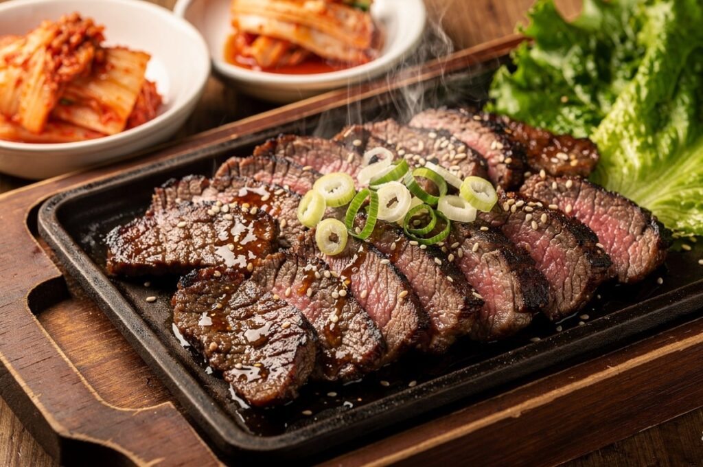 Korean beef bulgogi