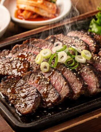 Korean beef bulgogi