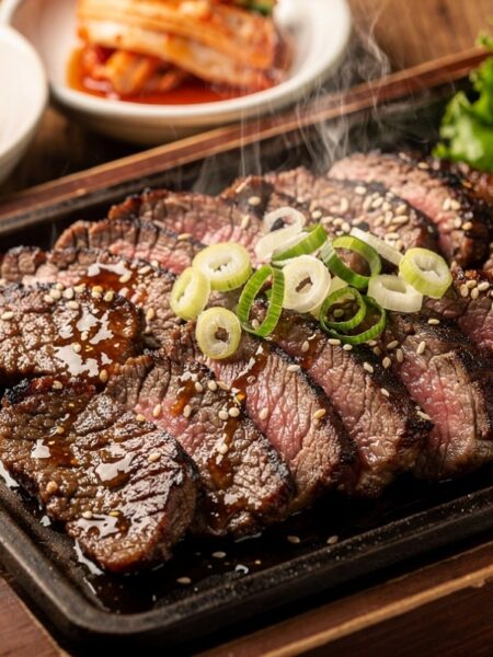Korean beef bulgogi